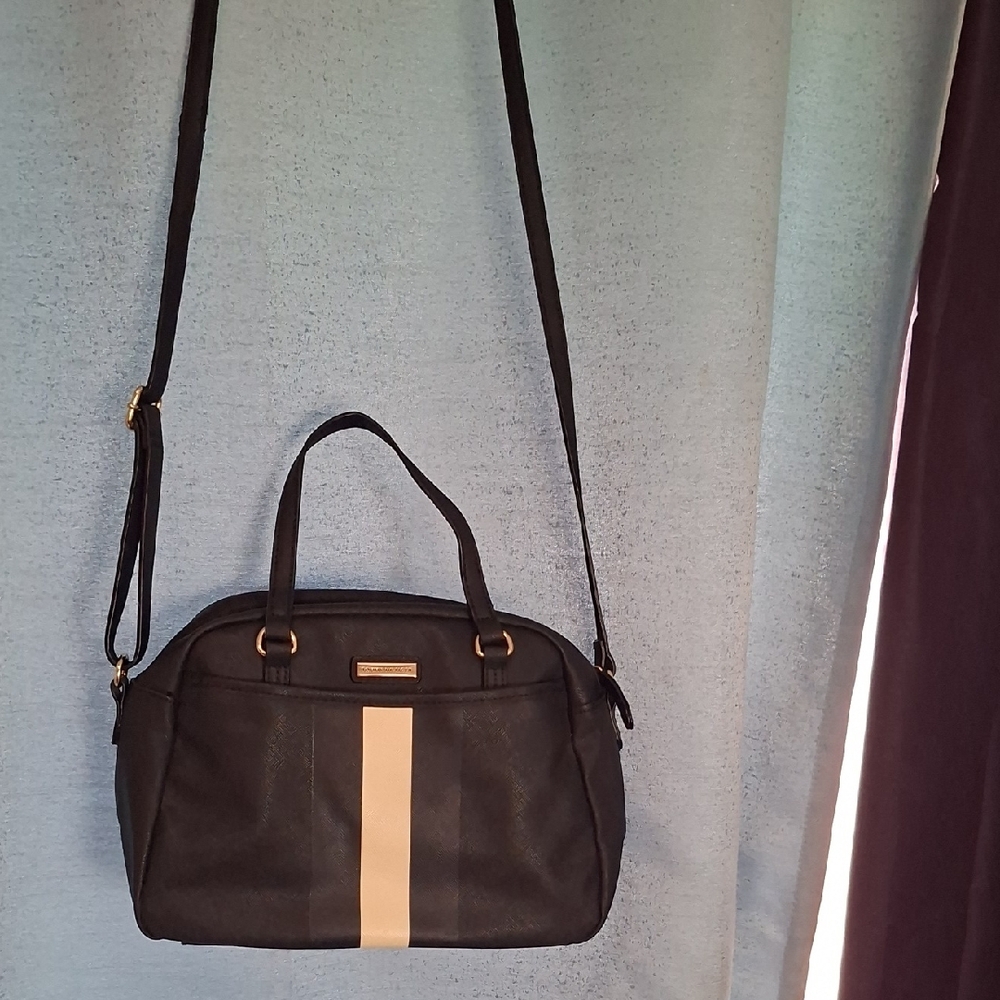 Tommy Hilfiger Black and Cream Satchel - Picture 3 of 6